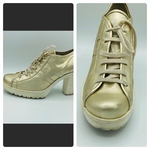 Ruco Line sneakers heels Vintage gold 39